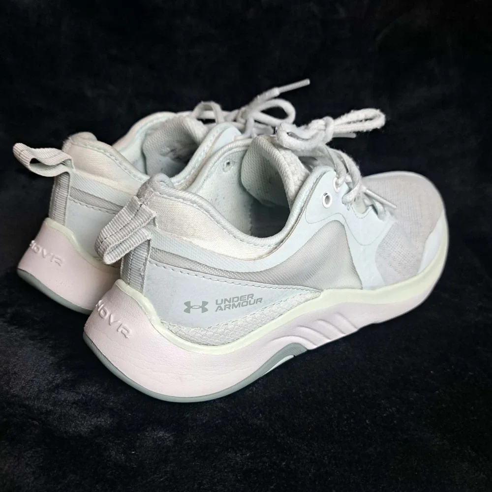 Under Armour HOVR‎ Women's Size 8 Blue White Running Shoes Sneakers.